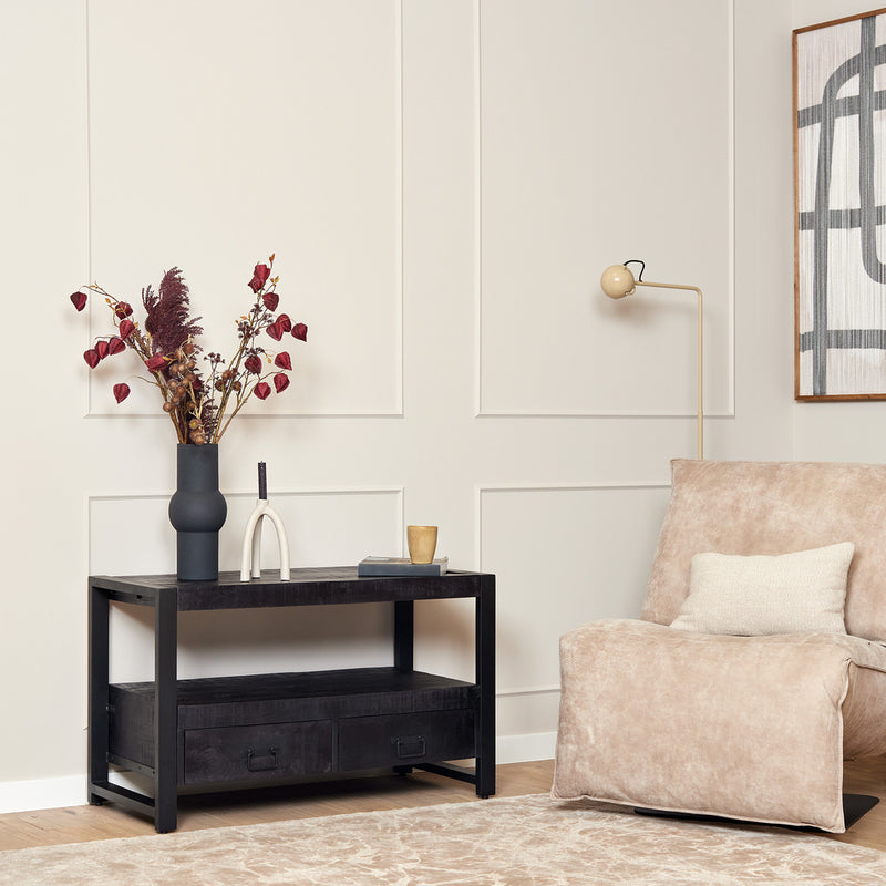TV-meubel Tv meubel Boaz Zwart 100 cm 100x45x60 cm-TV-meubels-Starfurn