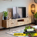 TV-meubel Tv meubel Brandy 220 cm 220x40x55 cm-TV-meubels-Starfurn