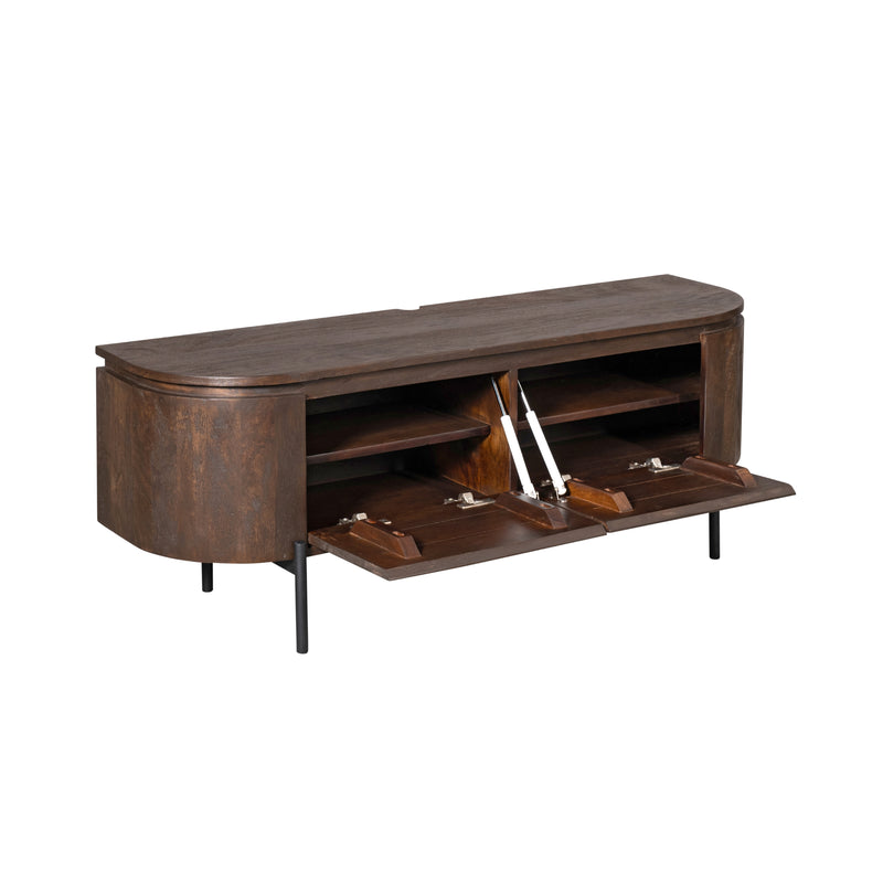 TV-meubel Tv meubel Excellent Bruin 120 cm 120x30x35 cm-TV-meubels-Starfurn