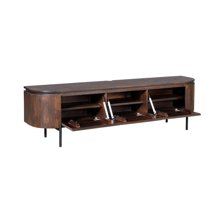 TV-meubel Tv meubel Excellent Bruin 160 cm 160x30x35 cm-TV-meubels-Starfurn