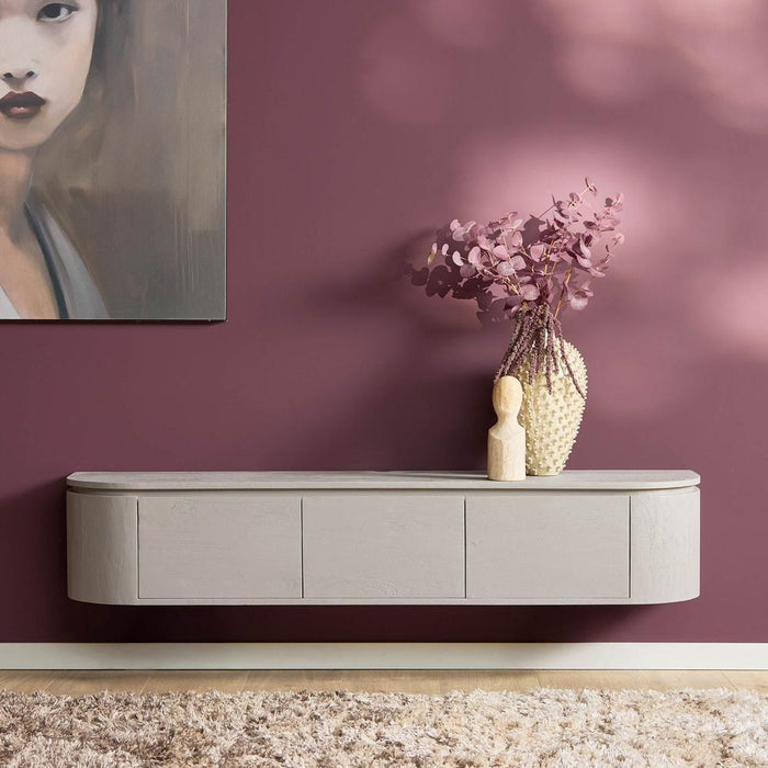 TV-meubel Tv meubel Excellent Taupe 160 cm 160x30x35 cm-TV-meubels-Starfurn