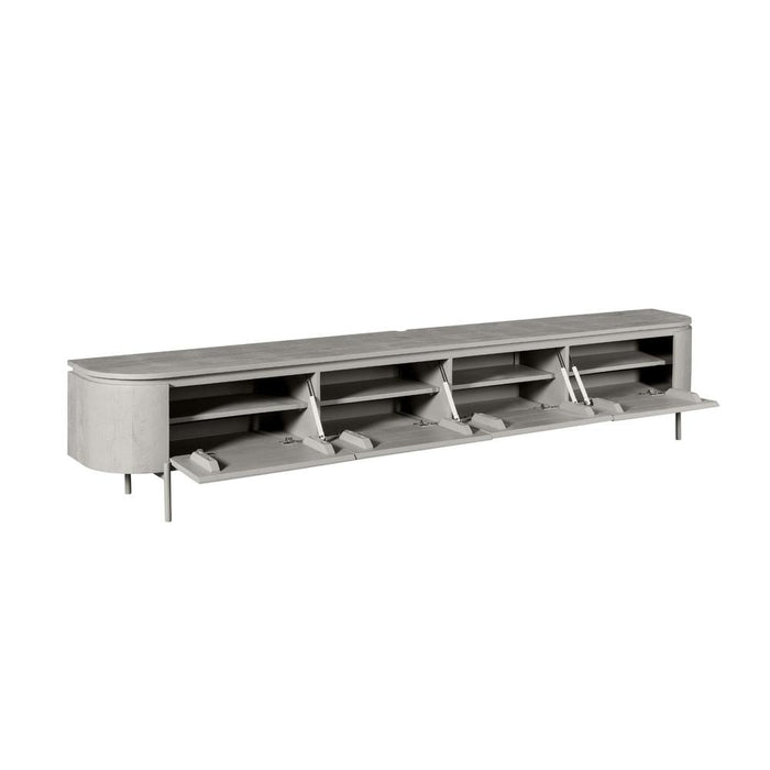 TV-meubel Tv meubel Excellent Taupe 200 cm 200x30x35 cm-TV-meubels-Starfurn