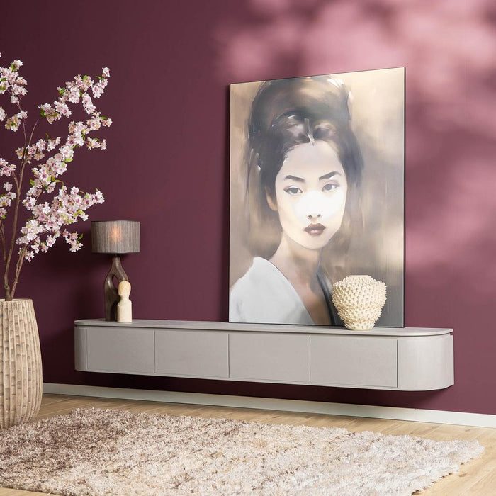 TV-meubel Tv meubel Excellent Taupe 240 cm 240x30x35 cm-TV-meubels-Starfurn