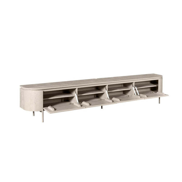 TV-meubel Tv meubel Excellent Taupe 240 cm 240x30x35 cm-TV-meubels-Starfurn