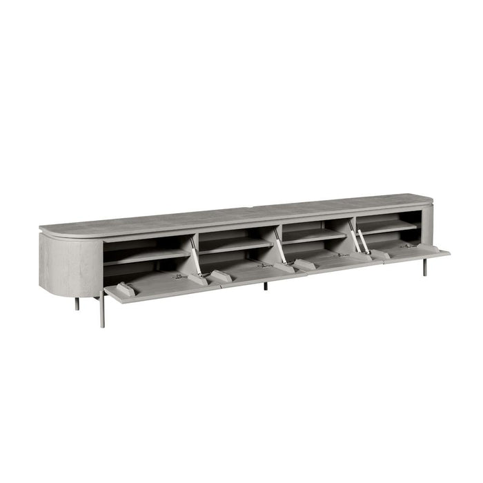 TV-meubel Tv meubel Excellent Taupe 240 cm 240x30x35 cm-TV-meubels-Starfurn