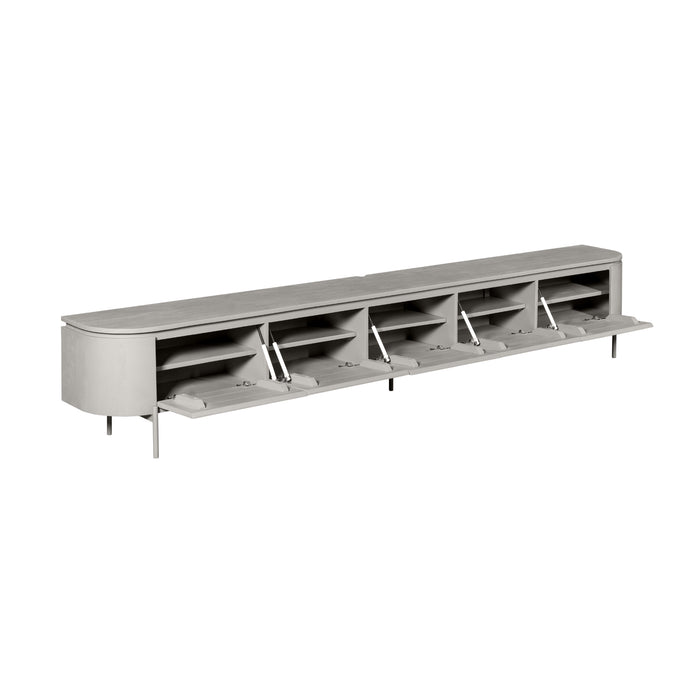 TV-meubel Tv meubel Excellent Taupe 280 cm 280x30x35 cm-TV-meubels-Starfurn
