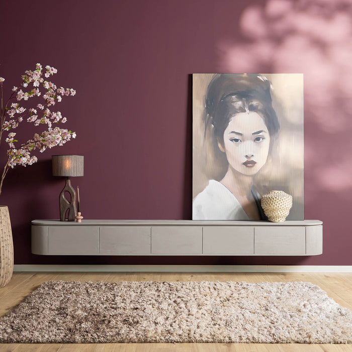 TV-meubel Tv meubel Excellent Taupe 280 cm 280x30x35 cm-TV-meubels-Starfurn