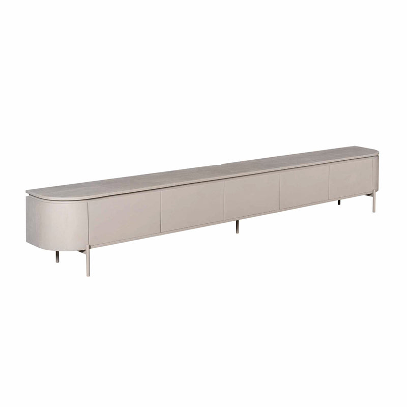 TV-meubel Tv meubel Excellent Taupe 280 cm 280x30x35 cm-TV-meubels-Starfurn