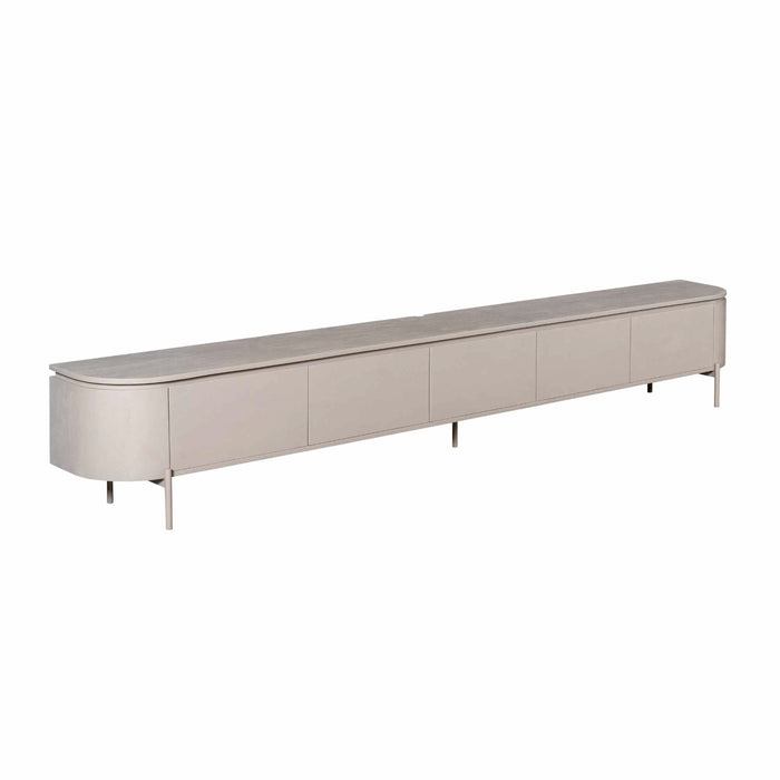TV-meubel Tv meubel Excellent Taupe 280 cm 280x30x35 cm-TV-meubels-Starfurn