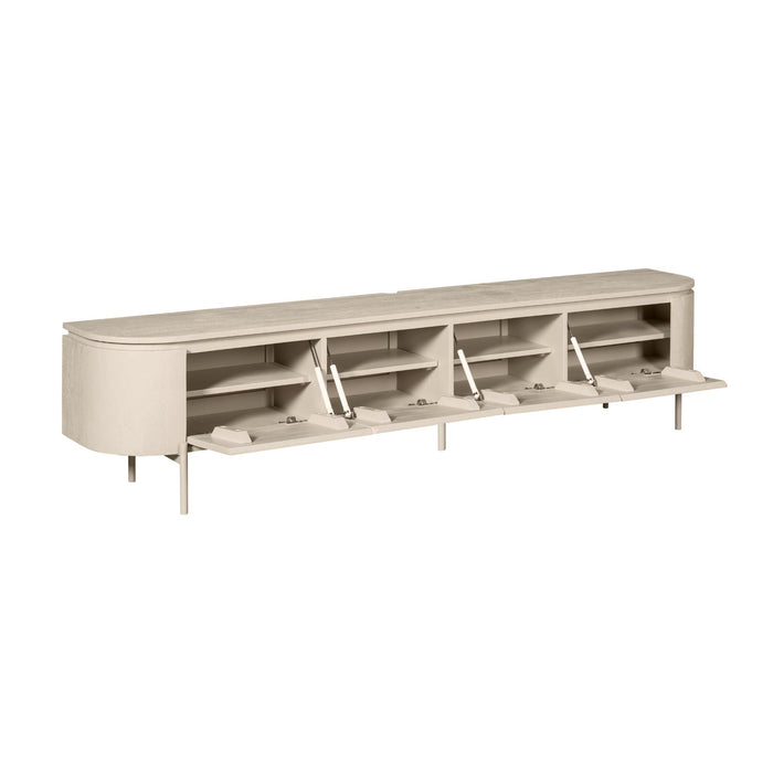 TV-meubel Tv meubel Excellent Zand 240 cm 240x30x35 cm-TV-meubels-Starfurn