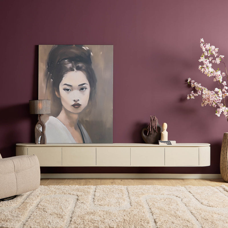 TV-meubel Tv meubel Excellent Zand 280 cm 280x30x35 cm-TV-meubels-Starfurn