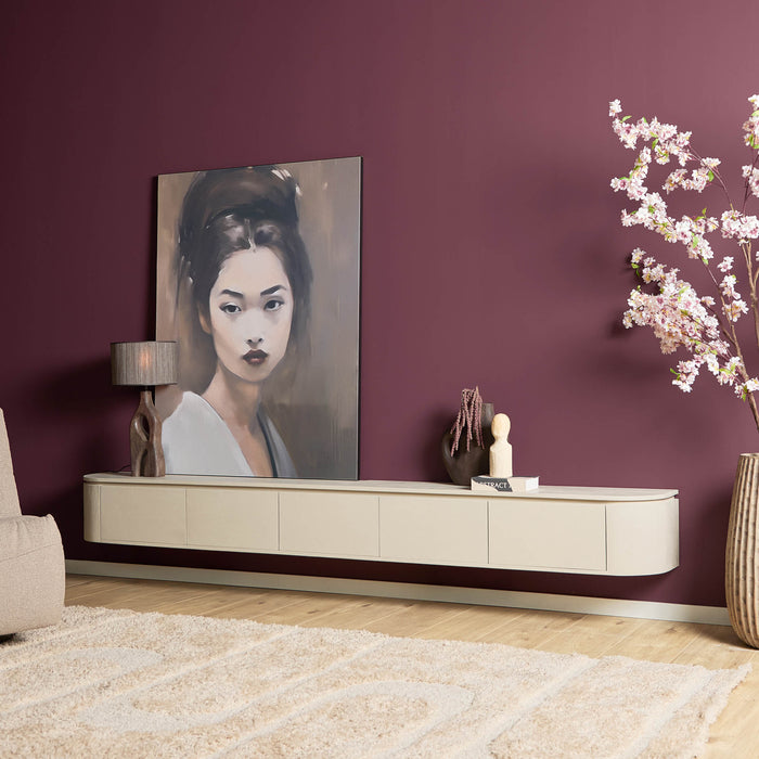 TV-meubel Tv meubel Excellent Zand 280 cm 280x30x35 cm-TV-meubels-Starfurn