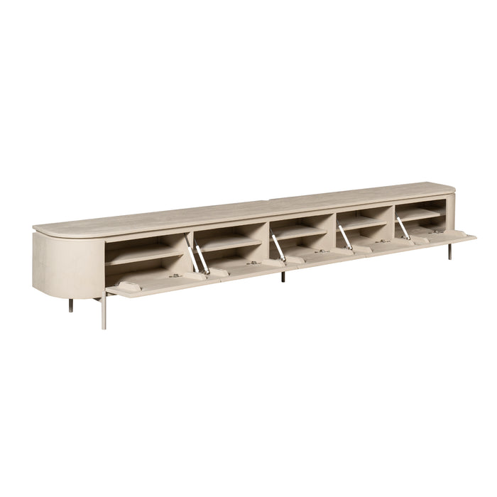 TV-meubel Tv meubel Excellent Zand 280 cm 280x30x35 cm-TV-meubels-Starfurn