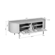 TV-meubel Tv meubel Excellent Zwart 120 cm 120x30x35 cm-TV-meubels-Starfurn