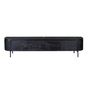 TV-meubel Tv meubel Excellent Zwart 200 cm 200x30x35 cm-TV-meubels-Starfurn