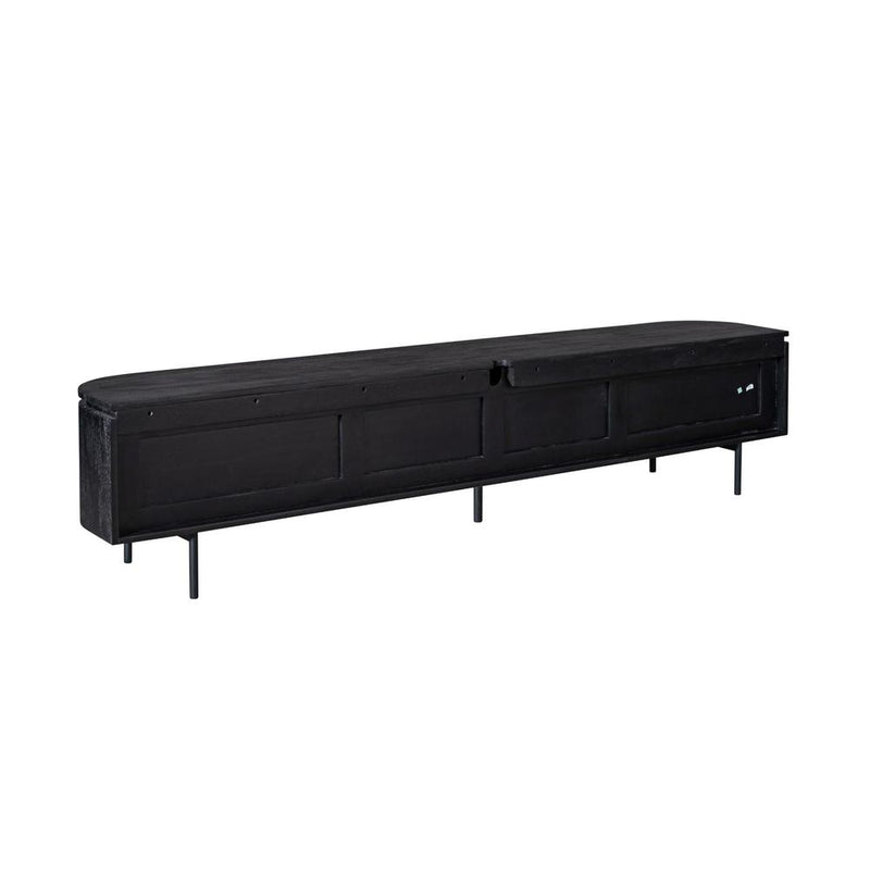 TV-meubel Tv meubel Excellent Zwart 240 cm 240x30x35 cm-TV-meubels-Starfurn