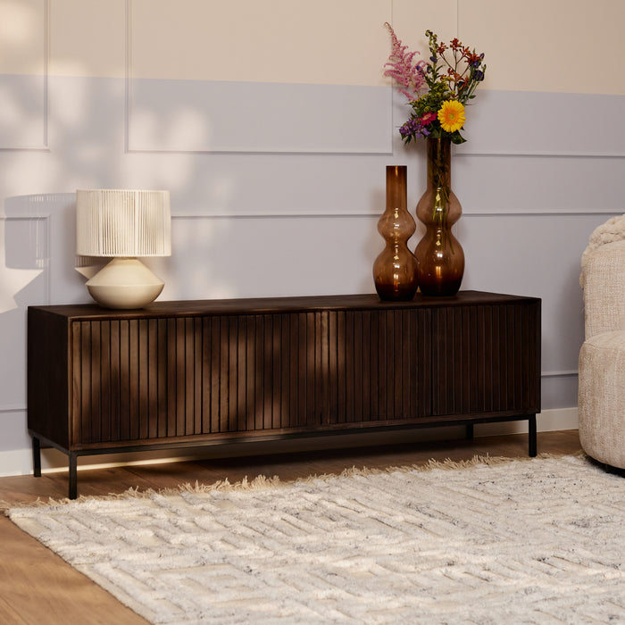 TV-meubel Tv meubel Madison Bruin 165 cm 165x45x55 cm-TV-meubels-Starfurn