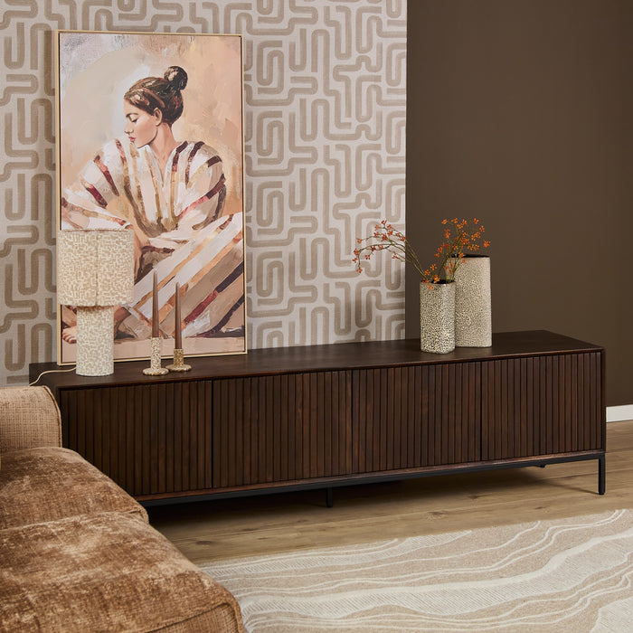 TV-meubel Tv meubel Madison Bruin 210 cm 210x45x55 cm-TV-meubels-Starfurn