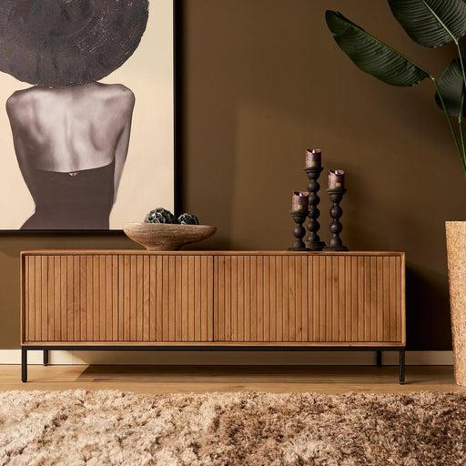 TV-meubel Tv meubel Madison Naturel 165 cm 165x45x55 cm-TV-meubels-Starfurn