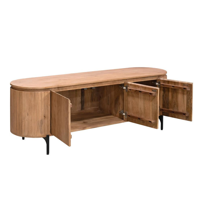 TV-meubel Tv meubel Solana 165 cm Naturel 165x45x55 cm-TV-meubels-Starfurn