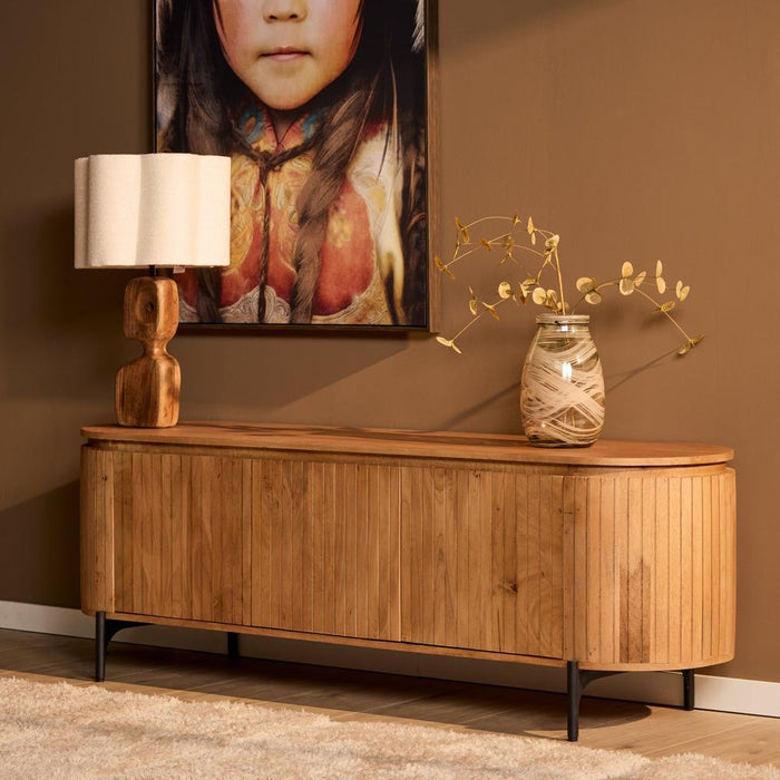 TV-meubel Tv meubel Solana 165 cm Naturel 165x45x55 cm-TV-meubels-Starfurn