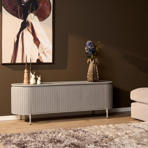 TV-meubel Tv meubel Solana 165 cm Taupe 165x45x55 cm-TV-meubels-Starfurn