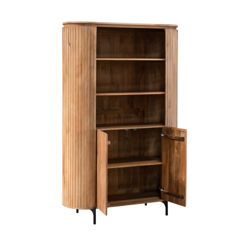 TV-meubel Wandkast Solana 115 cm Naturel 115x45x180 cm-TV-meubels-Starfurn