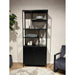 TV-meubel York Mangohout Zwart 90x40x210 cm-TV-meubels-Livingfurn