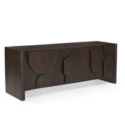 TV-meubel Zana Bruin Mangohout 150x40 cm-TV-meubels-Starfurn