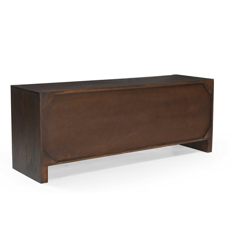 TV-meubel Zana Bruin Mangohout 150x40 cm-TV-meubels-Starfurn