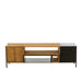 TV-meubel Zwart Fir hout 40x160 cm-TV-meubels-J-Line