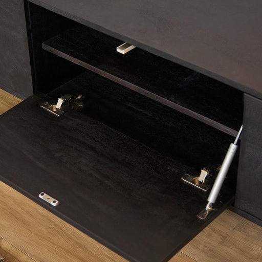 TV-meubel Zwevend Tv meubel Vision Zwart 240 cm 240x30x35 cm-TV-meubels-Starfurn
