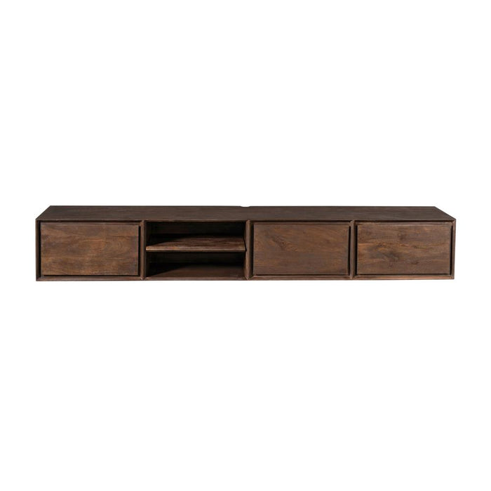 TV-meubel Zwevend tv meubel Ambiance Bruin 200 cm 200x30x35 cm-TV-meubels-Starfurn