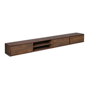 TV-meubel Zwevend tv meubel Ambiance Bruin 240 cm 240x30x35 cm-TV-meubels-Starfurn