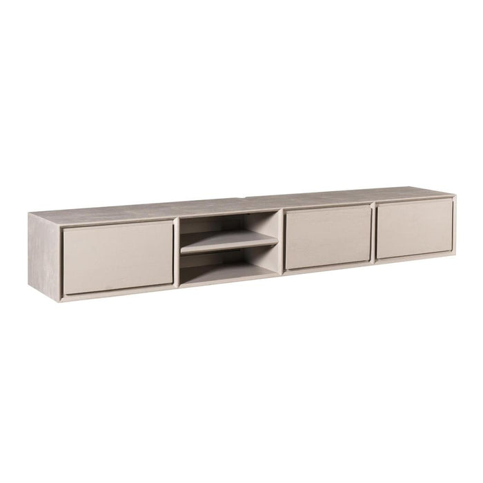 TV-meubel Zwevend tv meubel Ambiance Taupe 200 cm 200x30x35 cm-TV-meubels-Starfurn