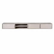 TV-meubel Zwevend tv meubel Ambiance Taupe 200 cm 200x30x35 cm-TV-meubels-Starfurn