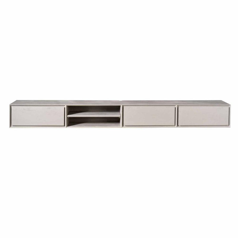 TV-meubel Zwevend tv meubel Ambiance Taupe 200 cm 200x30x35 cm-TV-meubels-Starfurn