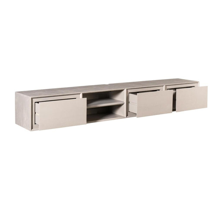 TV-meubel Zwevend tv meubel Ambiance Taupe 200 cm 200x30x35 cm-TV-meubels-Starfurn