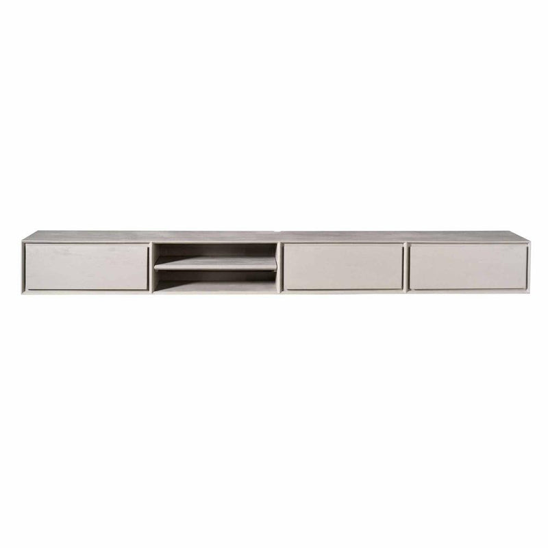 TV-meubel Zwevend tv meubel Ambiance Taupe 240 cm 240x30x35 cm-TV-meubels-Starfurn