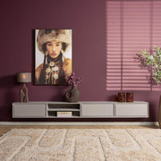 TV-meubel Zwevend tv meubel Ambiance Taupe 240 cm 240x30x35 cm-TV-meubels-Starfurn