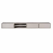 TV-meubel Zwevend tv meubel Ambiance Taupe 280 cm 280x30x35 cm-TV-meubels-Starfurn