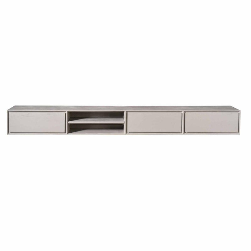 TV-meubel Zwevend tv meubel Ambiance Taupe 280 cm 280x30x35 cm-TV-meubels-Starfurn