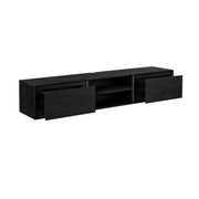 TV-meubel Zwevend tv meubel Ambiance Zwart 160 cm 160x30x35 cm-TV-meubels-Starfurn