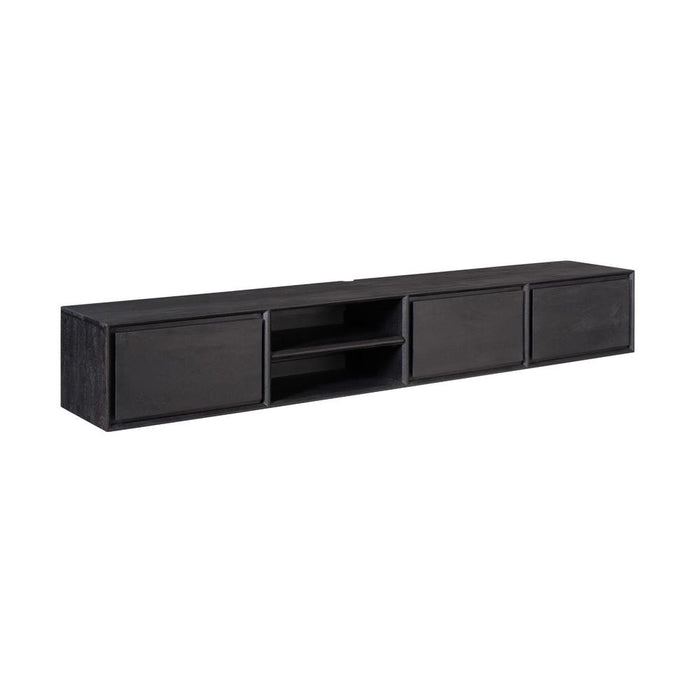 TV-meubel Zwevend tv meubel Ambiance Zwart 200 cm 200x30x35 cm-TV-meubels-Starfurn