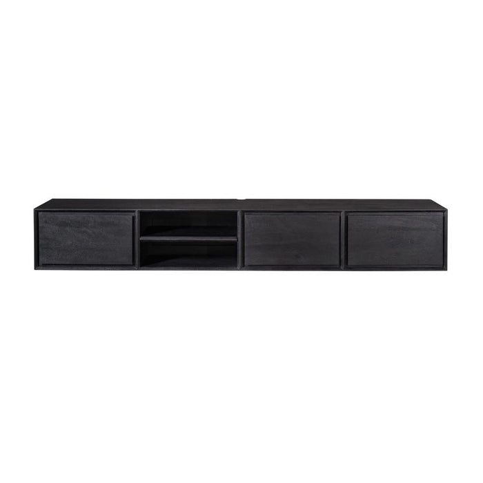 TV-meubel Zwevend tv meubel Ambiance Zwart 200 cm 200x30x35 cm-TV-meubels-Starfurn