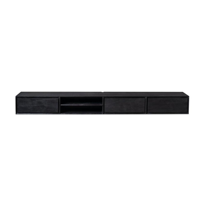 TV-meubel Zwevend tv meubel Ambiance Zwart 280 cm 280x30x35 cm-TV-meubels-Starfurn