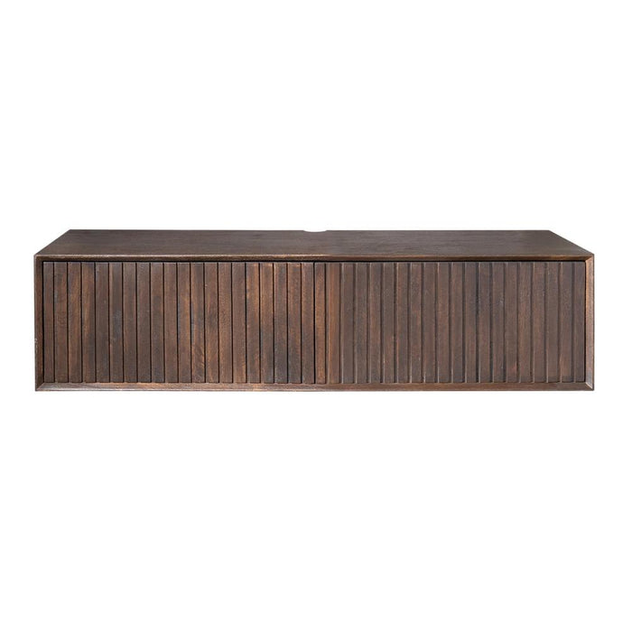 TV-meubel Zwevend tv meubel Madison Bruin 120 cm 120x35x30 cm-TV-meubels-Starfurn
