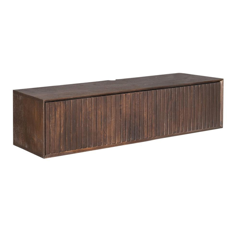 TV-meubel Zwevend tv meubel Madison Bruin 120 cm 120x35x30 cm-TV-meubels-Starfurn