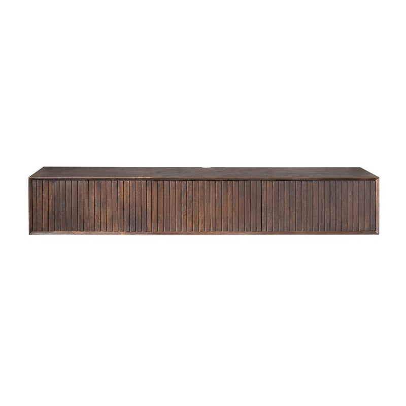 TV-meubel Zwevend tv meubel Madison Bruin 160 cm 160x35x30 cm-TV-meubels-Starfurn