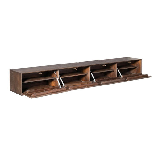 TV-meubel Zwevend tv meubel Madison Bruin 200 cm 200x35x30 cm-TV-meubels-Starfurn
